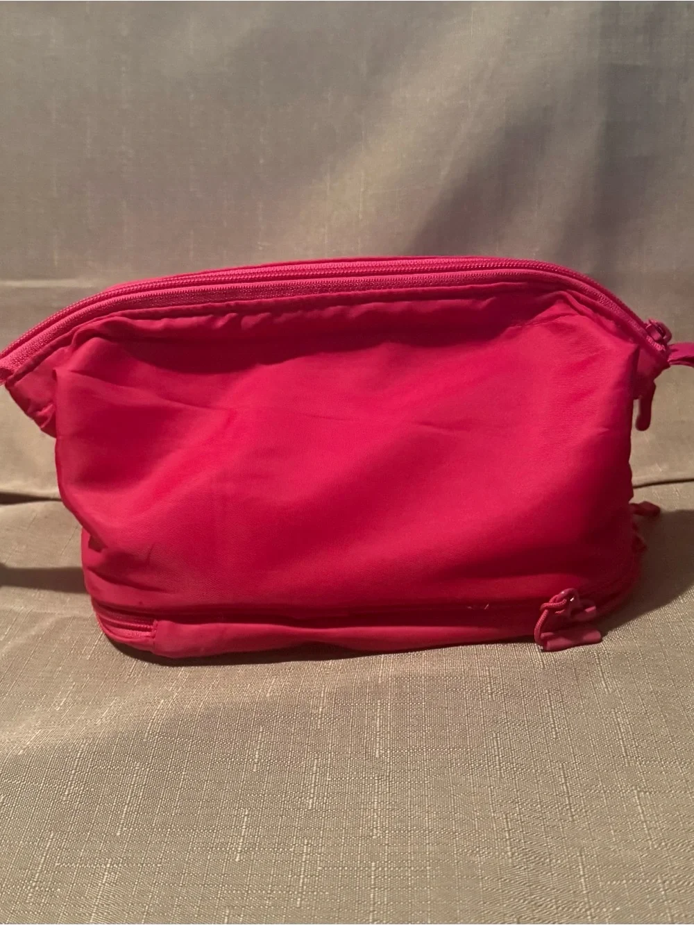 The Foldie Pink Foldable Cosmetic Case